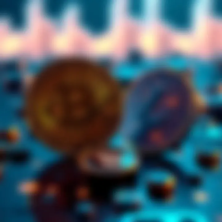 Bitcoin and Lukecoin Comparison A visual comparison showing Bitcoin on one side and Lukecoin on the other, with developers debating the two currencies.