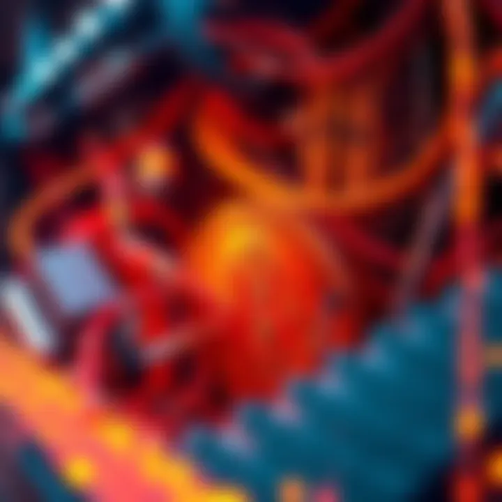 A visual representation of Bitcoin mining operations showing real-time data on competition and production costs.