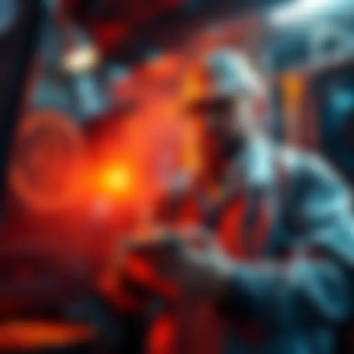 Bitcoin Mining Firm Selling Assets Bitcoin mining company representative counting cash after selling cryptocurrency assets