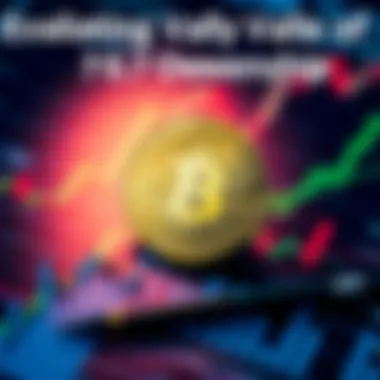 Bitcoin Coin and Financial Charts A bitcoin coin placed on financial charts showing market trends and values related to bitcoin ownership.