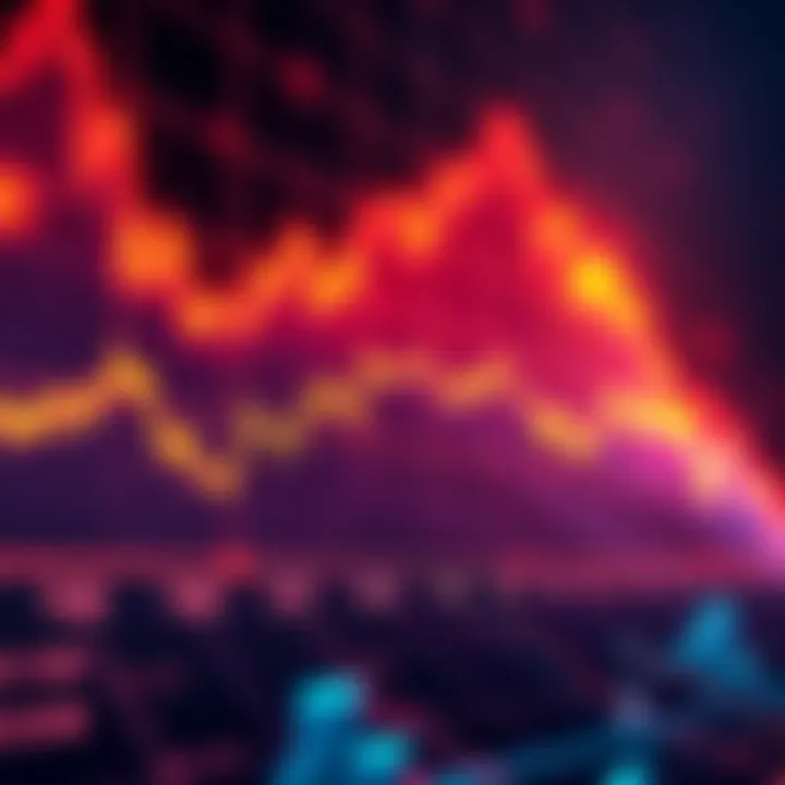 A line graph showing Bitcoin's price trends over the past week with upward and downward movements.