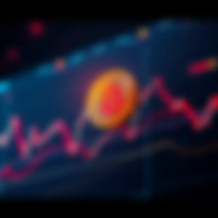 Graph showing Bitcoin price fluctuations with a bearish trend and Hash Ribbons indicator noted