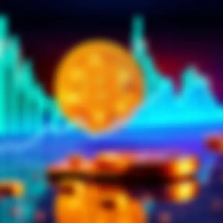 A chart showing Bitcoin's price over five years, indicating a 9.5% rise compared to rising inflation rates.