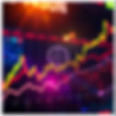 Bitcoin price chart A chart displaying Bitcoin's price approaching its all-time high with bullish trends