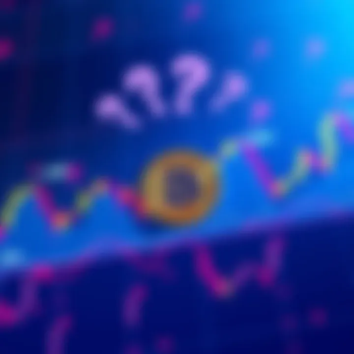 Bitcoin Price Chart A chart showing Bitcoin's price fluctuating around $80,000 with question marks above, symbolizing debate on its value.