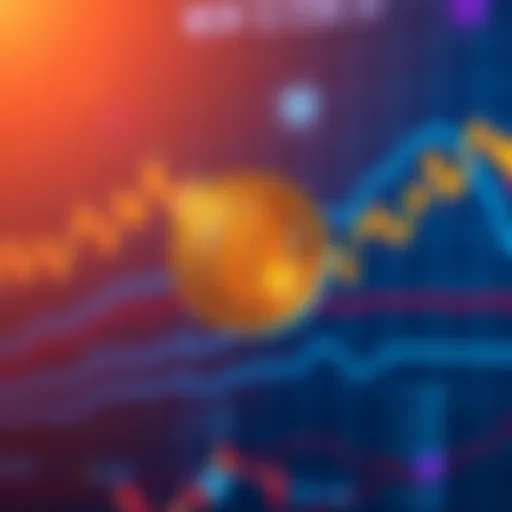 A graphical representation of Bitcoin's price showing steady movement