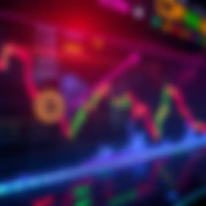 A graph showing Bitcoin prices declining despite increasing buyer interest, highlighting market dynamics