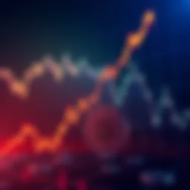 A downward trend line on a Bitcoin price chart, indicating a negative market sentiment for October 2023.