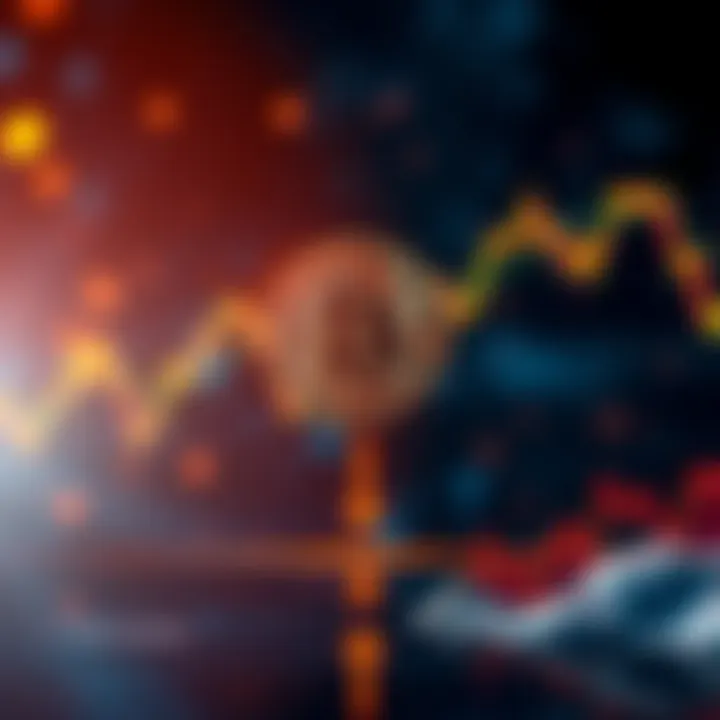 A graphic showing Bitcoin's price below $67K with downward arrows