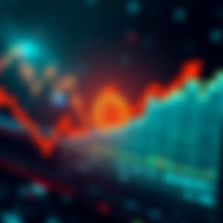 A graph showing Bitcoin prices trending upward with arrows indicating growth and potential price targets, symbolizing bullish market sentiment.