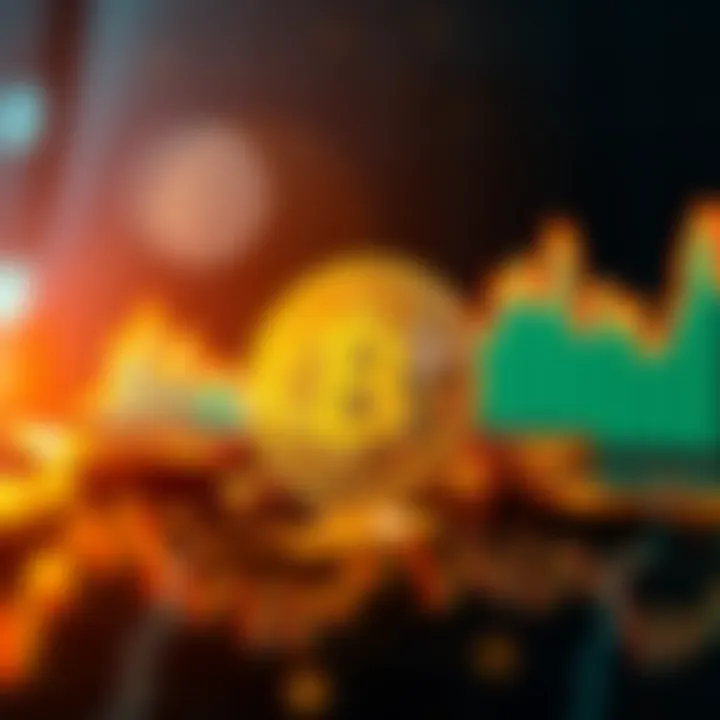 Graph showing Bitcoin holding steady at $75,000-$80,000, with a rising Dollar Index in the background.