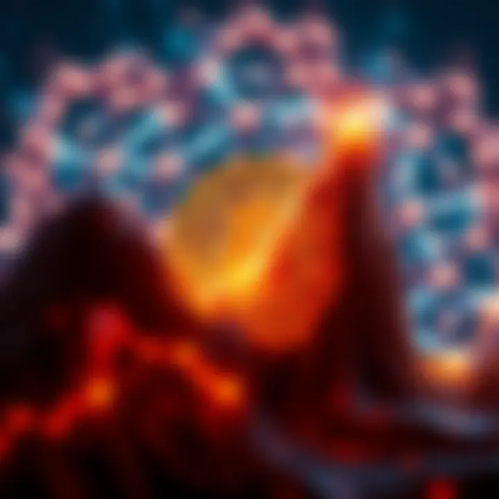 Graph showing Bitcoin price rising towards $150,000 with a fractal pattern in the background