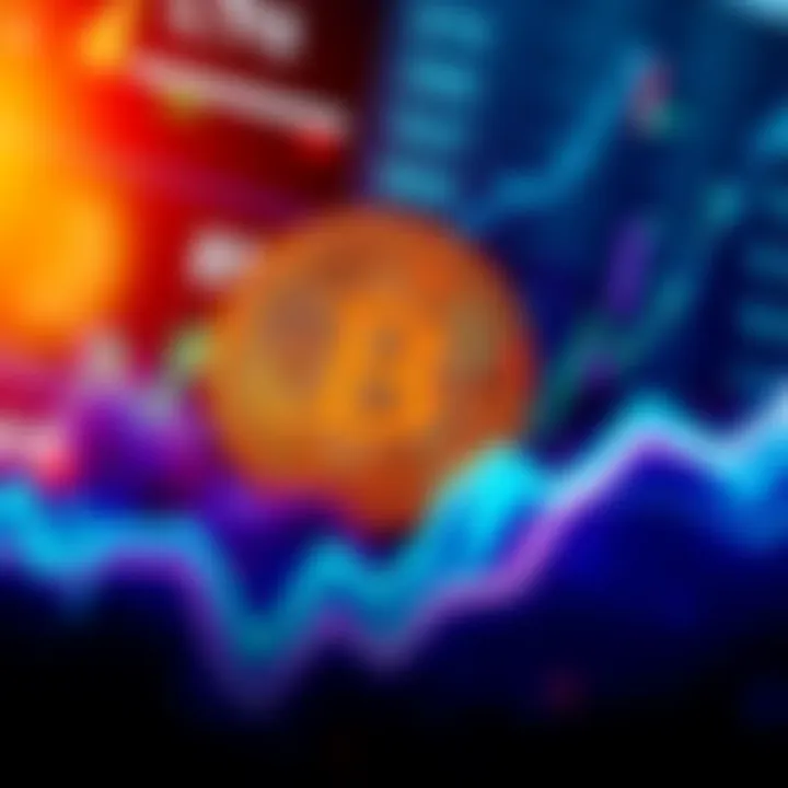 Graph showing Bitcoin price rising towards $80,000 with ETF symbols in the background