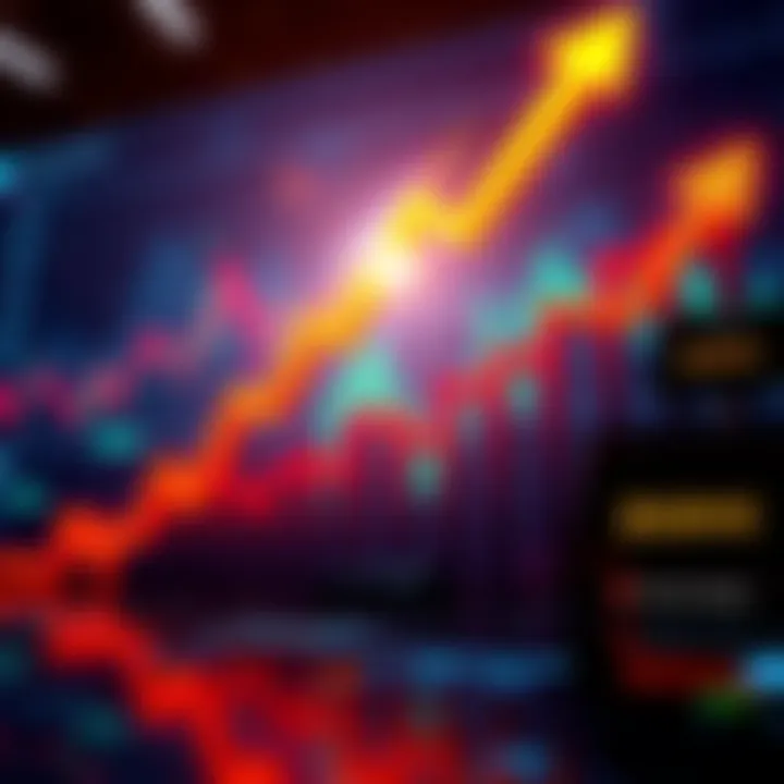 A graphic representation of Bitcoin's price trend heading towards $60K, with upward arrows and financial charts in the background.