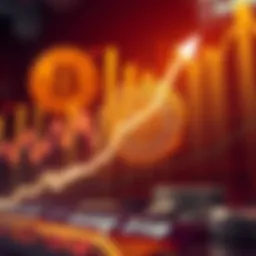 Bitcoin Price Surge An upward trend graph showing Bitcoin's price hitting $80K with altcoins in the background