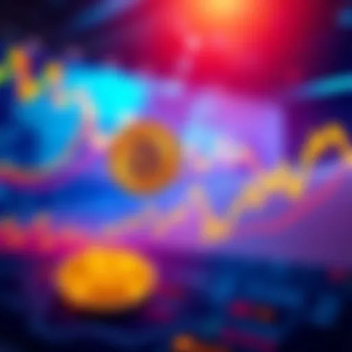 Graph showing Bitcoin's value closely following stock market fluctuations amid inflation concerns
