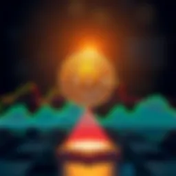 A Bitcoin price chart showing the critical support level at 85k, with possible dips to lower levels.