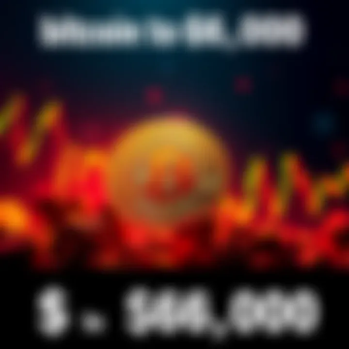 A graph showing Bitcoin's surge to $66,000 with strong market support