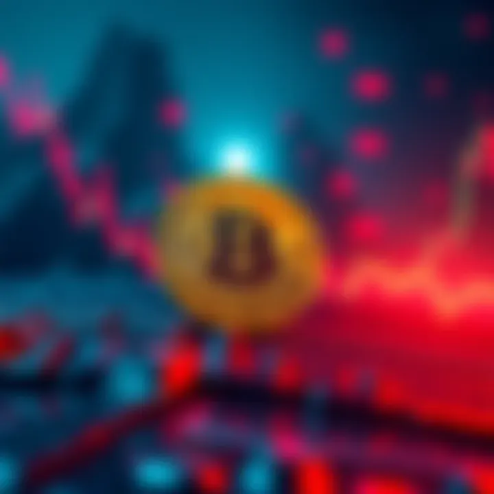 Bitcoin price chart showing a surge to $68K following a geopolitical event.