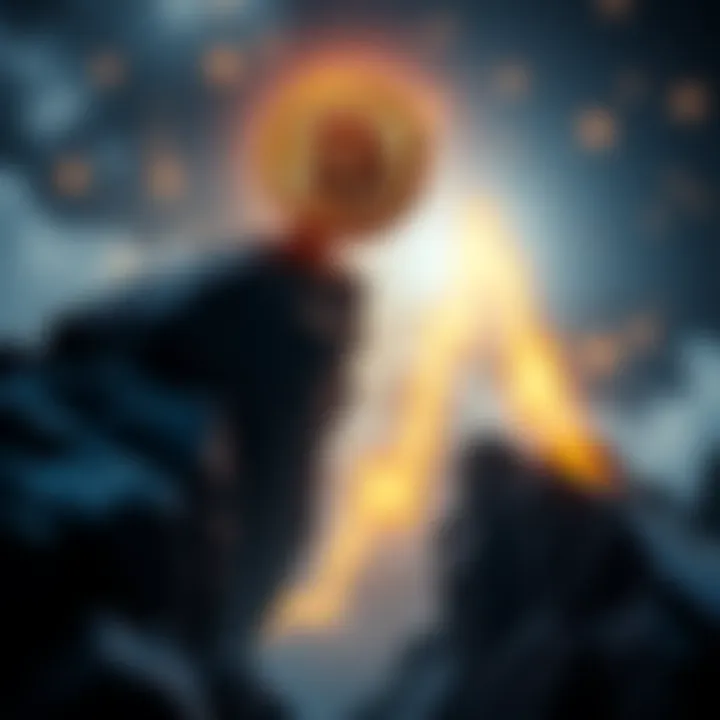 Bitcoin rises and Ethereum falls A graphic showing Bitcoin climbing upwards while Ethereum drops down, representing the changing cryptocurrency market.