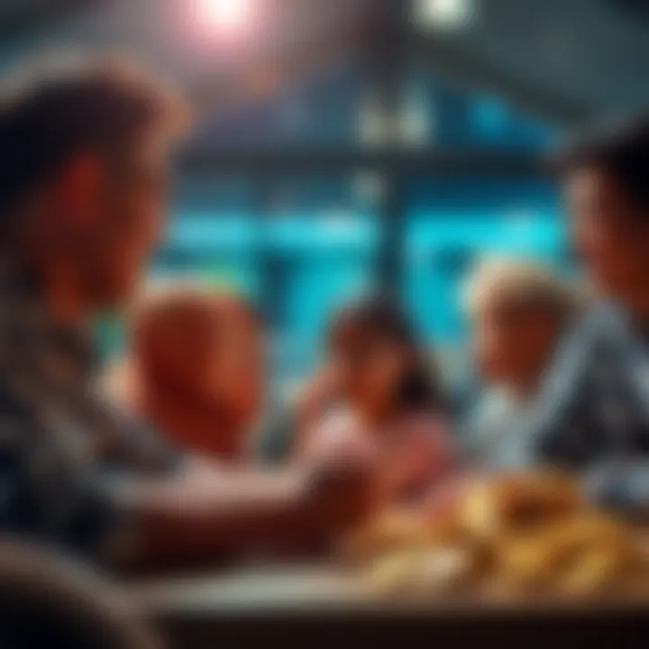 A family discussing Bitcoin as a way to pass down digital wealth across generations.
