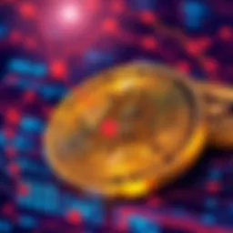 Bitcoin and AI Illustration An illustration showing Bitcoin coins with a digital AI interface overlay, symbolizing the interaction between Agentic AI and cryptocurrency.