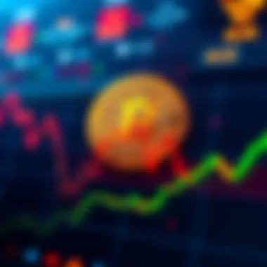 Bitcoin Bear Market Analysis A graph showing a downward trend in Bitcoin prices with a bear symbol representing market decline