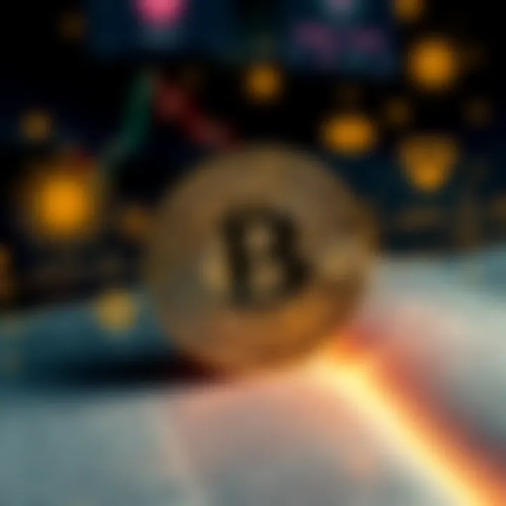 A visual representation of Bitcoin alongside biblical symbols and timelines, indicating connections to key dates and events in history.