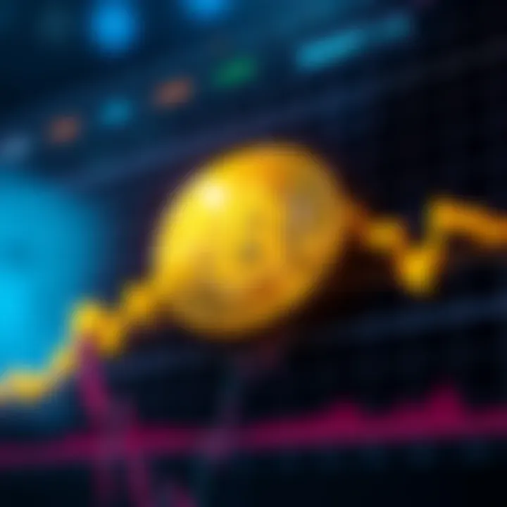 A chart showing Bitcoin prices with upward trends, reflecting buying pressure and potential market impacts.