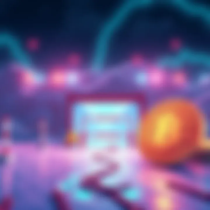 Navigating Bitcoin Cold Storage Challenges A graphic representation of Bitcoin cold storage with obstacles symbolizing slow transactions and high fees