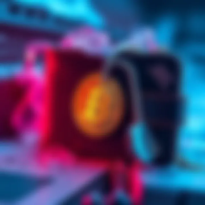 A graphic showing a Bitcoin wallet with a lock, symbolizing secure cold storage for Bitcoin.