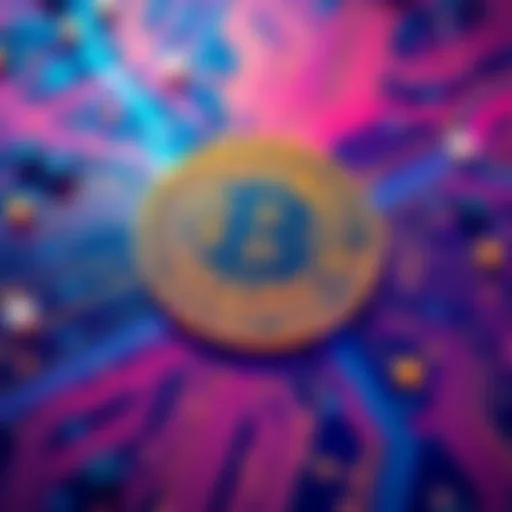 Illustration showing the Bitcoin logo amidst a digital circuit board, symbolizing Bitcoin Core's updates and future potential.