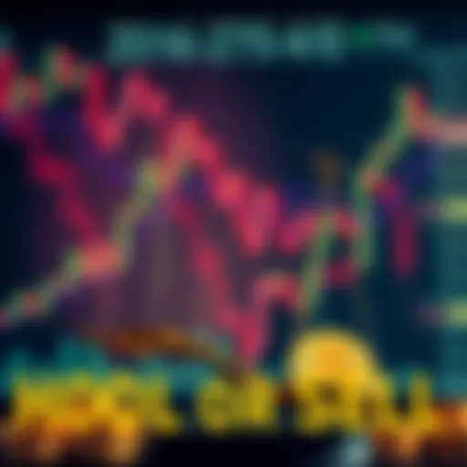 A person weighing options between holding and selling Bitcoin, with market charts in the background.