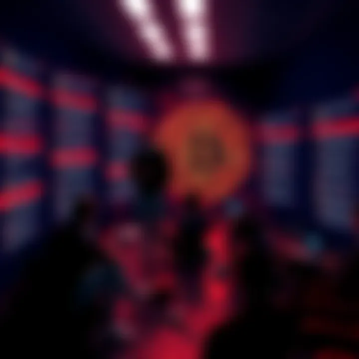 A vibrant online forum for Bitcoin discussions with multiple messages displayed.