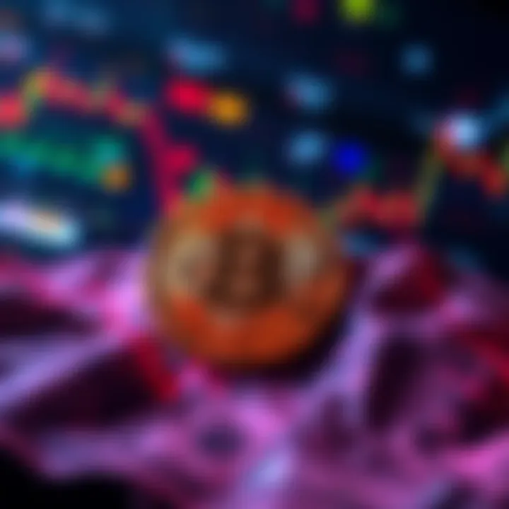 Market Dynamics of Bitcoin Amid Dollar Decline Visual representation of Bitcoin's potential reaction to U.S. Dollar Index decline