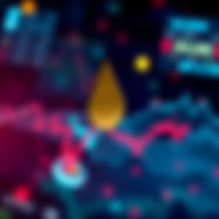 Bitcoin drop Graphic showing Bitcoin's significant drop of $4,000 in two hours with a chart indicating liquidations