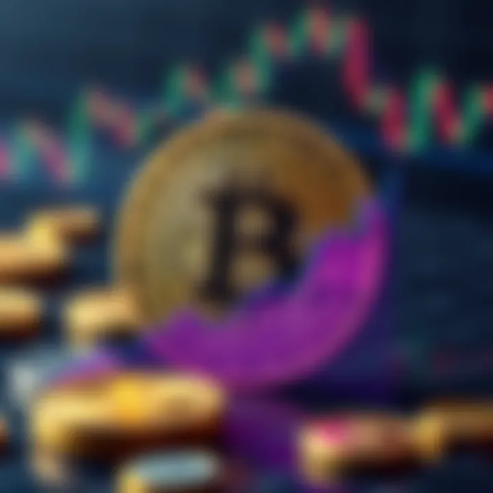 A visual representation of Bitcoin with its symbol, showing stability and resilience in a fluctuating market, alongside a chart indicating long-term value, emphasizing the concept that 1 BTC always eq...