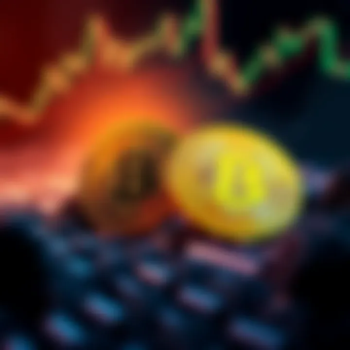 A visual comparison of Bitcoin ETFs and actual Bitcoin coins, highlighting differences in investment strategies.