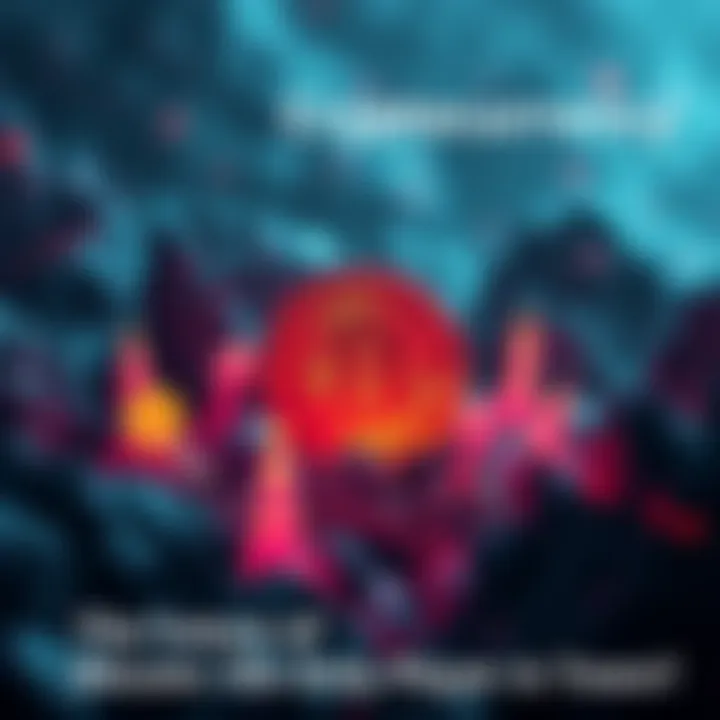 A visual representation of Bitcoin amidst emerging cryptocurrencies, showcasing competition and innovation in the digital currency space.