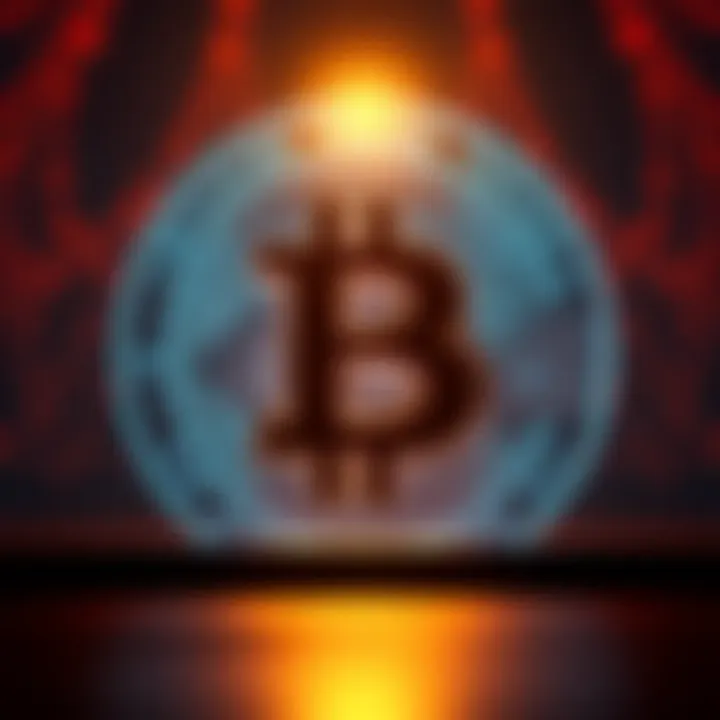 A graphic representation of the Bitcoin Genesis address with a glowing 2.5 BTC symbol above it, indicating a recent transaction.