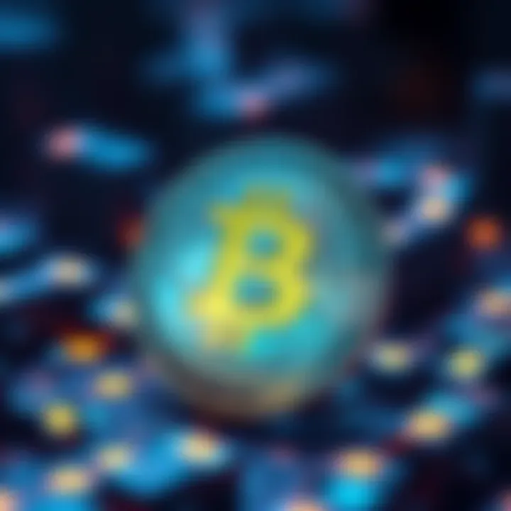 Illustration of the Bitcoin genesis block showcasing a mathematical relationship with simple graphics highlighting its design elements.