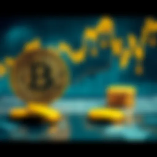 A graph showing Bitcoin's correlation with the global money supply outpacing gold's correlation, illustrating their financial relationship.