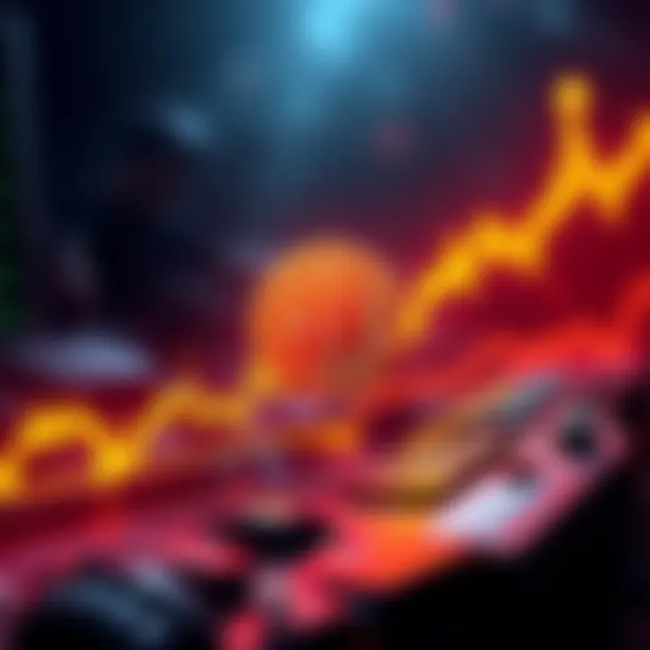 Chart showing Bitcoin's golden cross with upward trend line and bullish signals