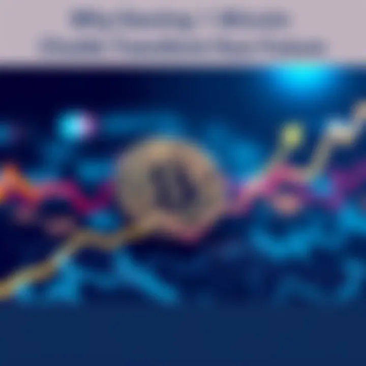 A Bitcoin symbol with a rising growth chart, representing financial potential and future wealth.