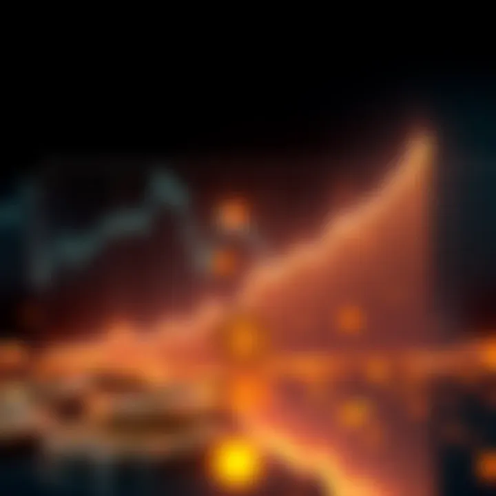 A chart showing Bitcoin's dramatic price increase over five years, highlighting high returns for investors.