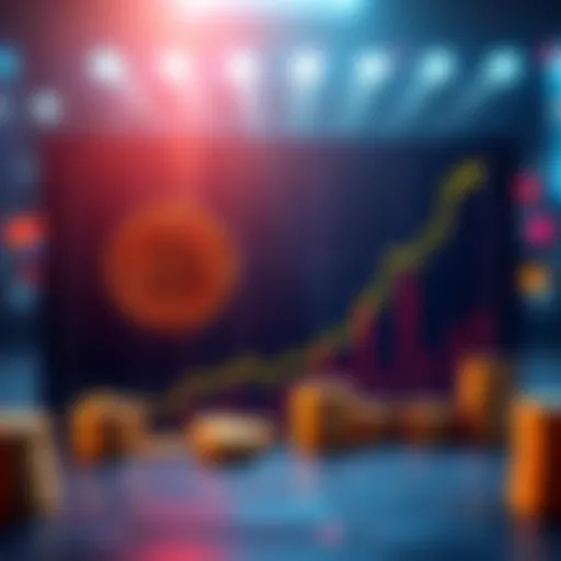 A chart showing Bitcoin's price increase using Dollar-Cost Averaging, illustrating potential returns over time.