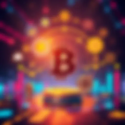 A graphic showing various Bitcoin improvement proposals with icons representing technology and finance, illustrating their impact on cryptocurrency's future.