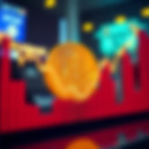 Graph showing decline in Bitcoin retail interest with fearful market sentiment