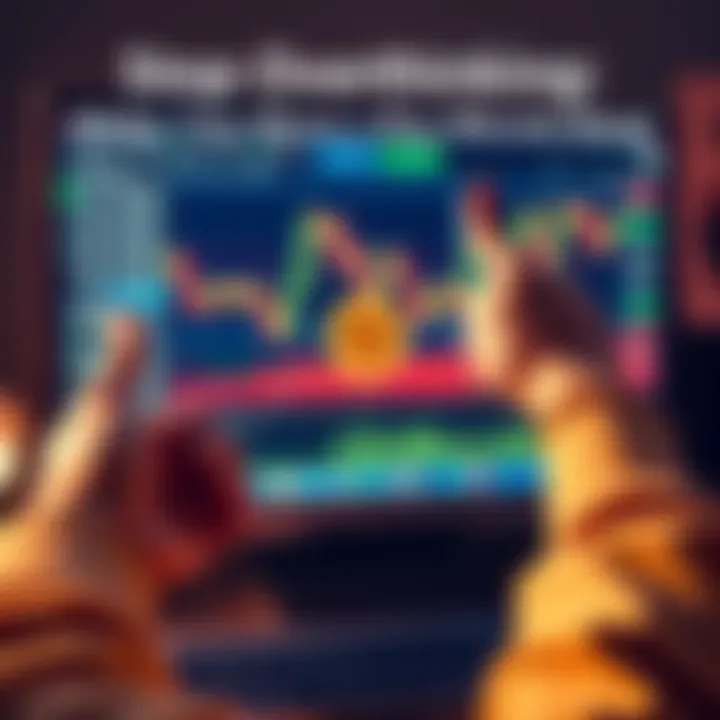 Bitcoin Investment A person excitedly looking at a Bitcoin chart on a computer screen with a thumbs up, symbolizing action and investment.