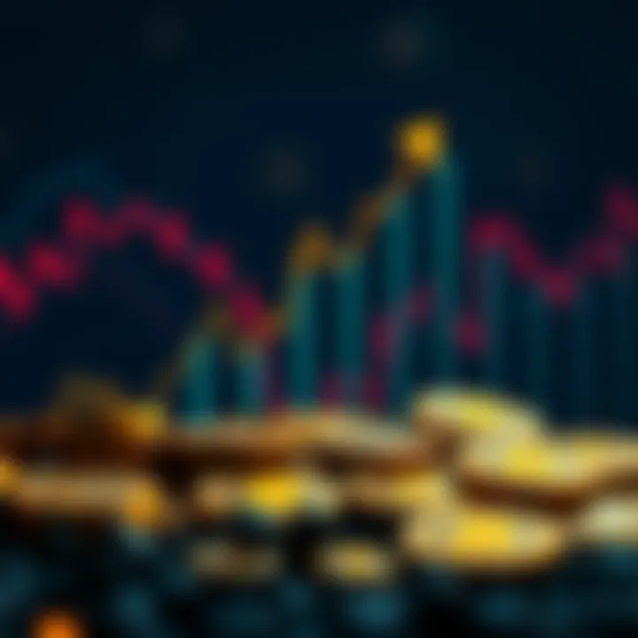 A graphic showing a rising Bitcoin chart with coins in the background, symbolizing investment confidence.